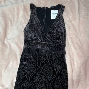 Velvet Detailed Jumpsuit